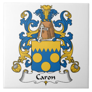 Caron Family Crest Tile