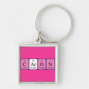 Caron periodic table name keyring