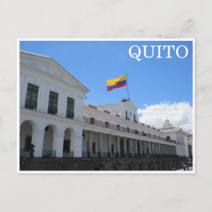 carondelet palace quito postcard