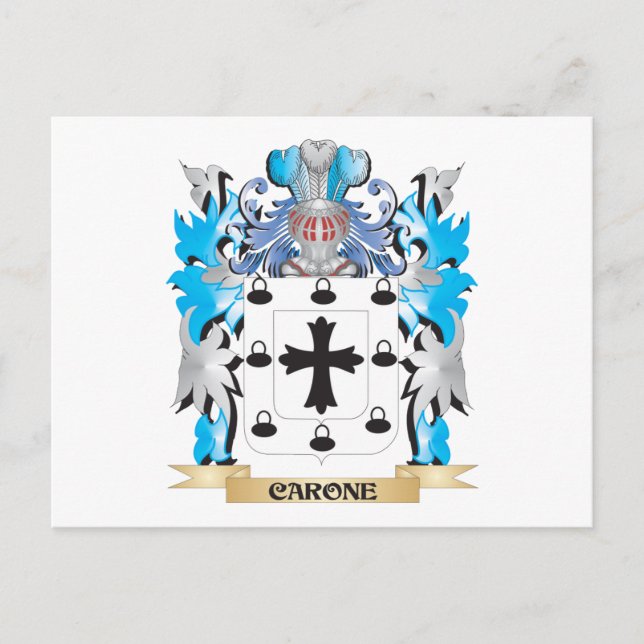 Carone Coat of Arms - Family Crest Postcard (Front)