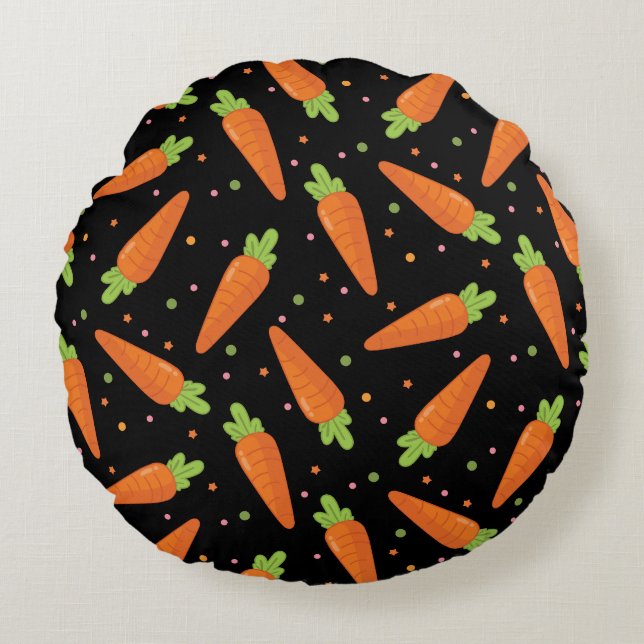 Carotte Round Cushion (Front)