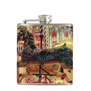 Carousal Hip Flask