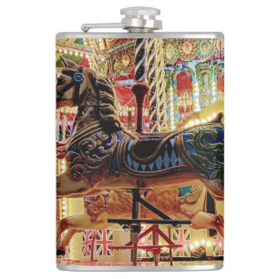 Carousal Hip Flask