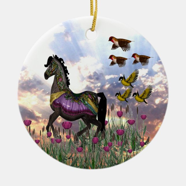 Carousal Horse Ornament (Front)