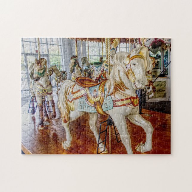 Carouse Horse -- Puzzle (Horizontal)