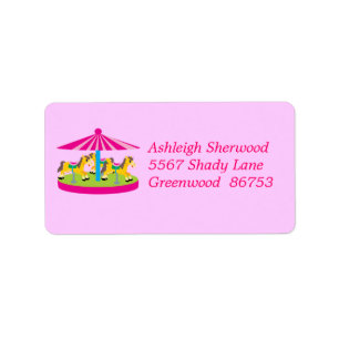 Carousel Address Label