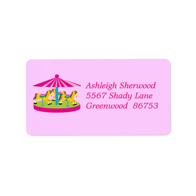 Carousel Address Label (Front)