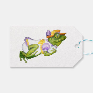 Carousel Animal Frog Photo Gift Tag