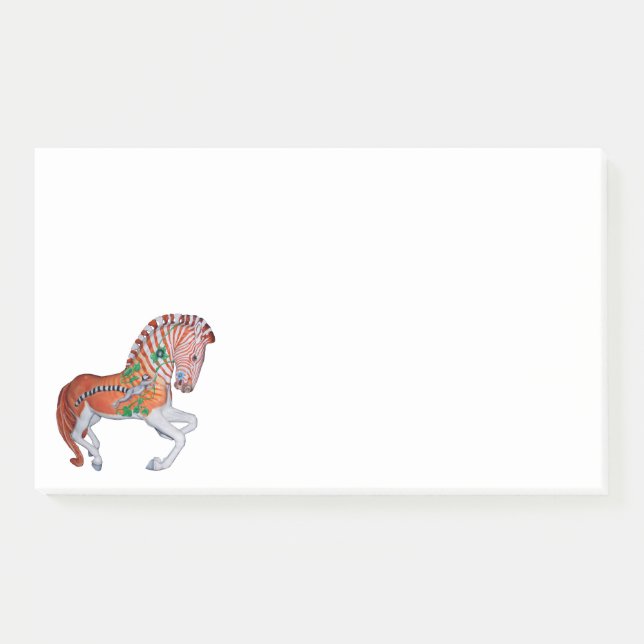 Carousel Animal Quagga Zebra Photo Notes (Front)