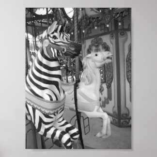 Carousel at the Audubon Zoo New Orleans, Louisiana Poster