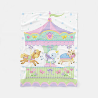 Carousel Baby Blanket