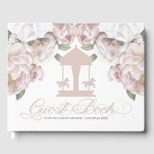 Carousel Baby Shower Guest Book
