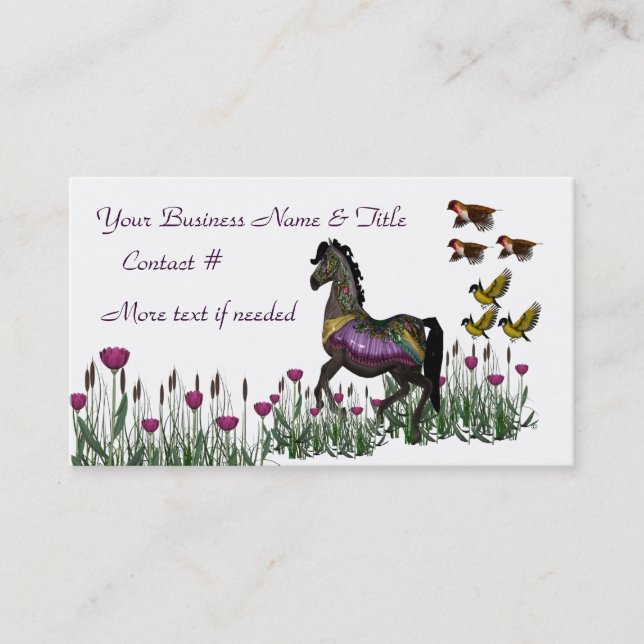 Carousel Business Cards (Front)