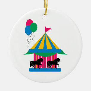 Carousel Ceramic Tree Decoration