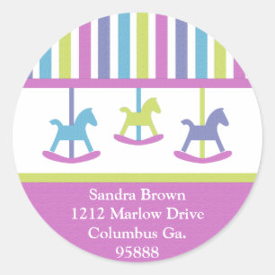 Carousel Collection Address Stickers