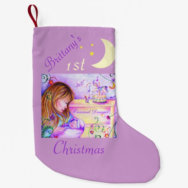 Carousel Dreams 1st Christmas Stocking (Front)