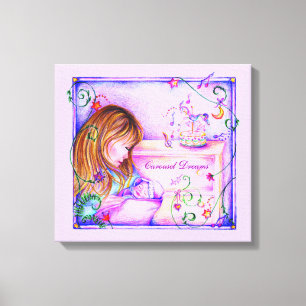 Carousel Dreams Stretched Canvas Print