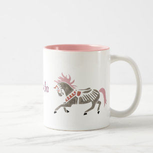 Carousel Dreams Two-Tone Coffee Mug