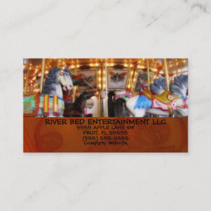 Carousel Entertainment Business Card