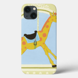 Carousel Giraffe by June Erica Vess iPhone 13 Case