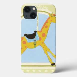 Carousel Giraffe by June Erica Vess iPhone 13 Case