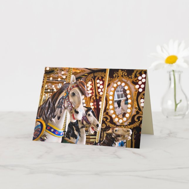 Carousel Greeting Card (Small Plant)