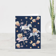 Carousel Greeting Card