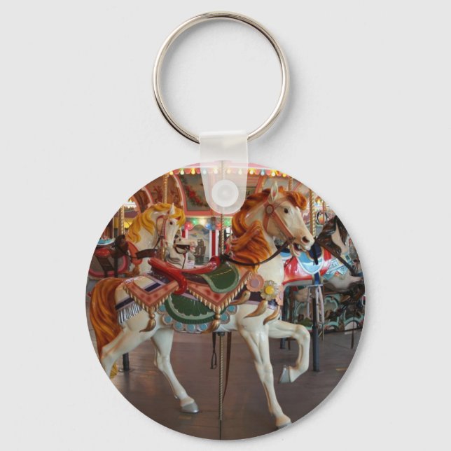 Carousel Horse,2 Key Ring (Front)