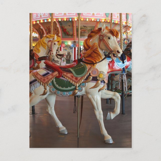 Carousel Horse,2 Postcard (Front)