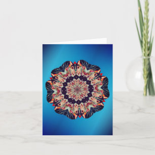 Carousel Horse Abstract Art Note Card