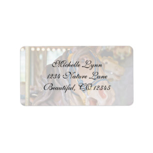 Carousel Horse Address Label