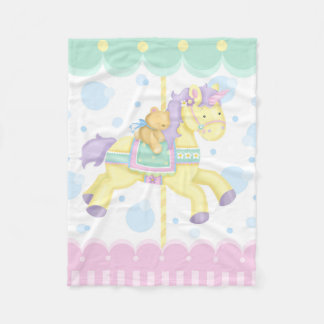 Carousel Horse Baby Blanket