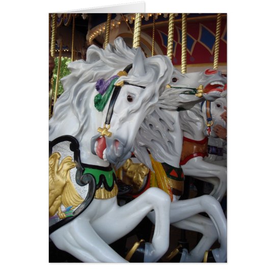Carousel Horse Birthday Card
