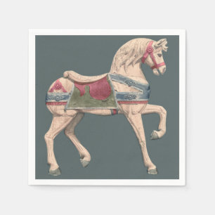 Carousel Horse by Henry Murphy Napkin