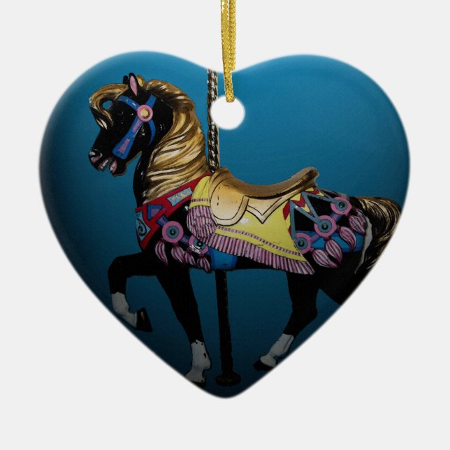 Carousel Horse Christmas Ornament (Front)