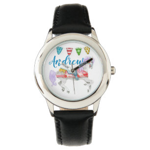 Carousel Horse Custom Template Watch