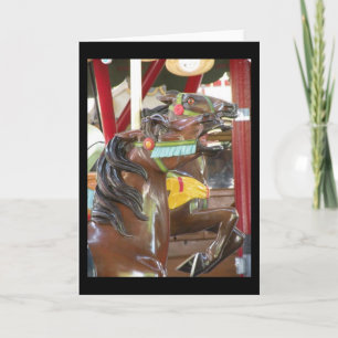 Carousel Horse Greeting Card