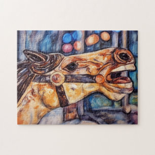 Carousel Horse Head Art Puzzle