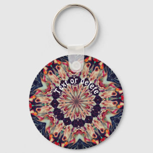 Carousel Horse Kaleidoscope Personalised Key Ring