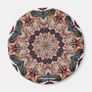 Carousel Horse Kaleidoscope Photo Magnet