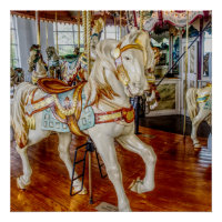 Carousel Horse Large Print