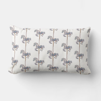 Carousel Horse  Lumbar Pillow 13" x 21"