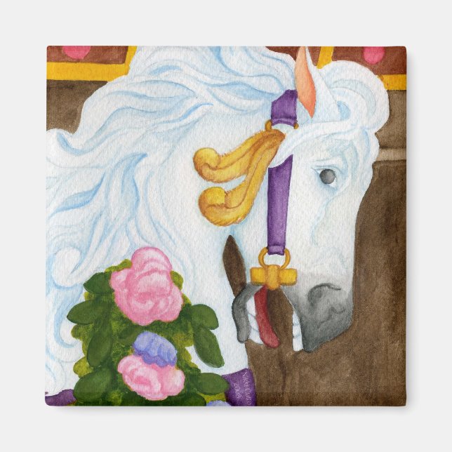 Carousel Horse Magnet (Front)