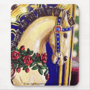 Carousel Horse Mouse Mat