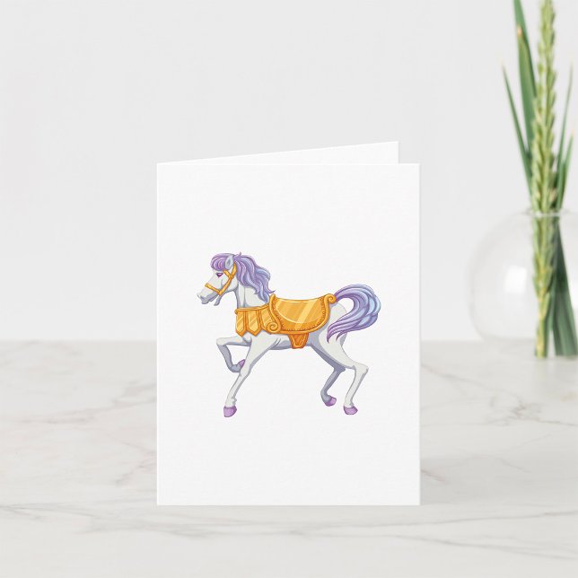 Carousel Horse Note Cards (Creator Uploaded)