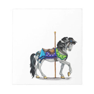 Carousel Horse Notepad
