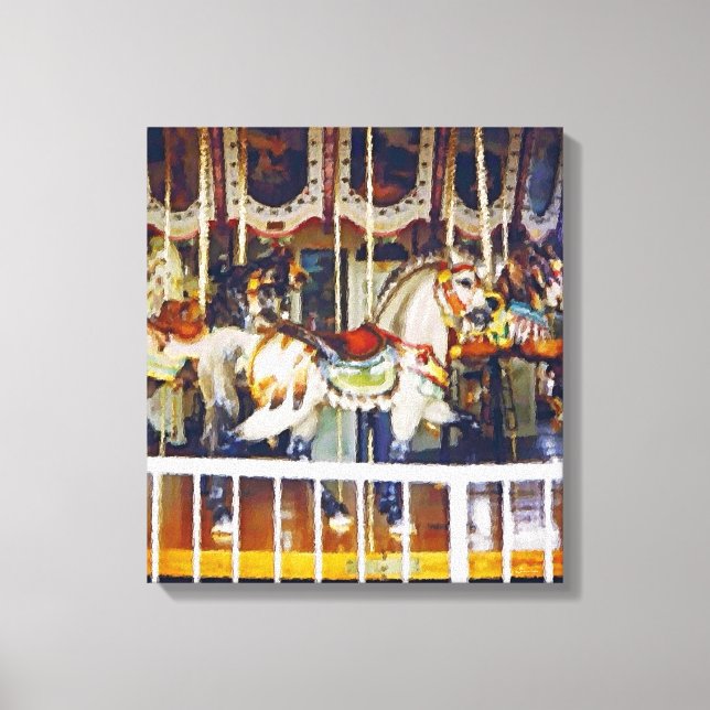 Carousel Horse on Canvas (Front)