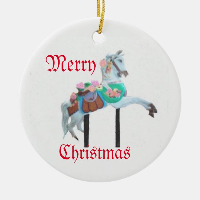 CAROUSEL HORSE ORNAMENT (Front)