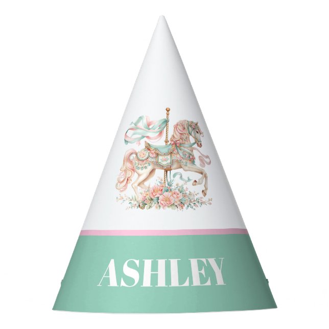 Carousel Horse Party Hat (Front)