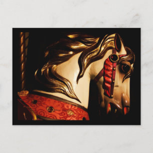 Carousel Horse Postcard